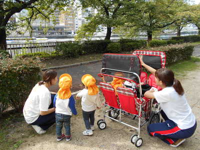  船発見！手を振ったよ♪