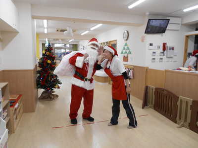  サンタさんが来たよ♪