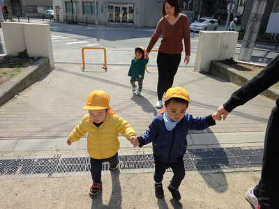  公園への行き帰りも出来るだけ歩きます👣