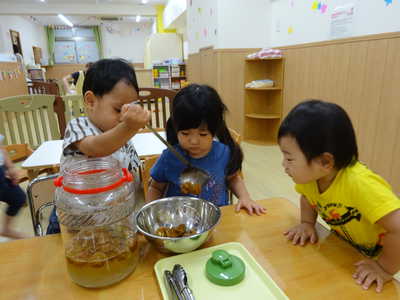  梅シロップが出来ました🎶