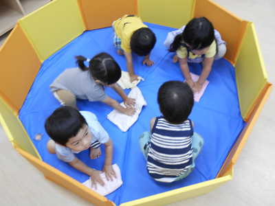  みんなでお掃除✨