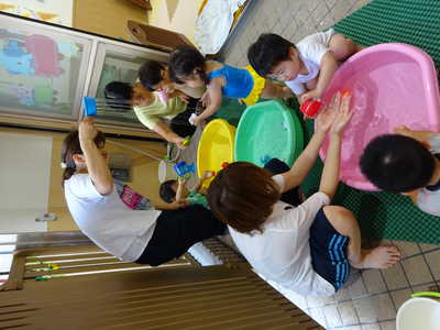  水遊び☆