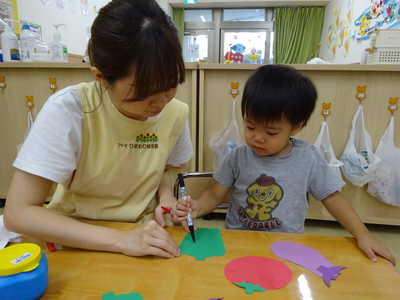  野菜さんのお顔を描いたよ✐