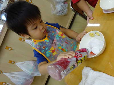  シロップかけて…💕