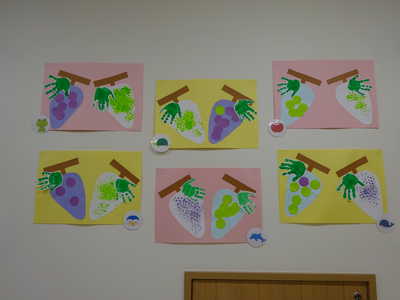  りす組９月壁面