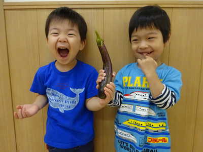  今年最後の収穫🍆✨美味しく食べたよ♪