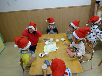 ちびサンタたちのおやつ💕