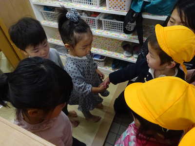  松ヶ枝園のお友だちが遊びに来てくれたよ♪