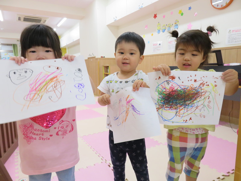 お絵描き楽しい💛