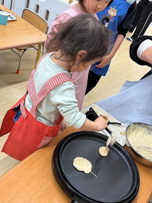 上手に焼けるかな〜？